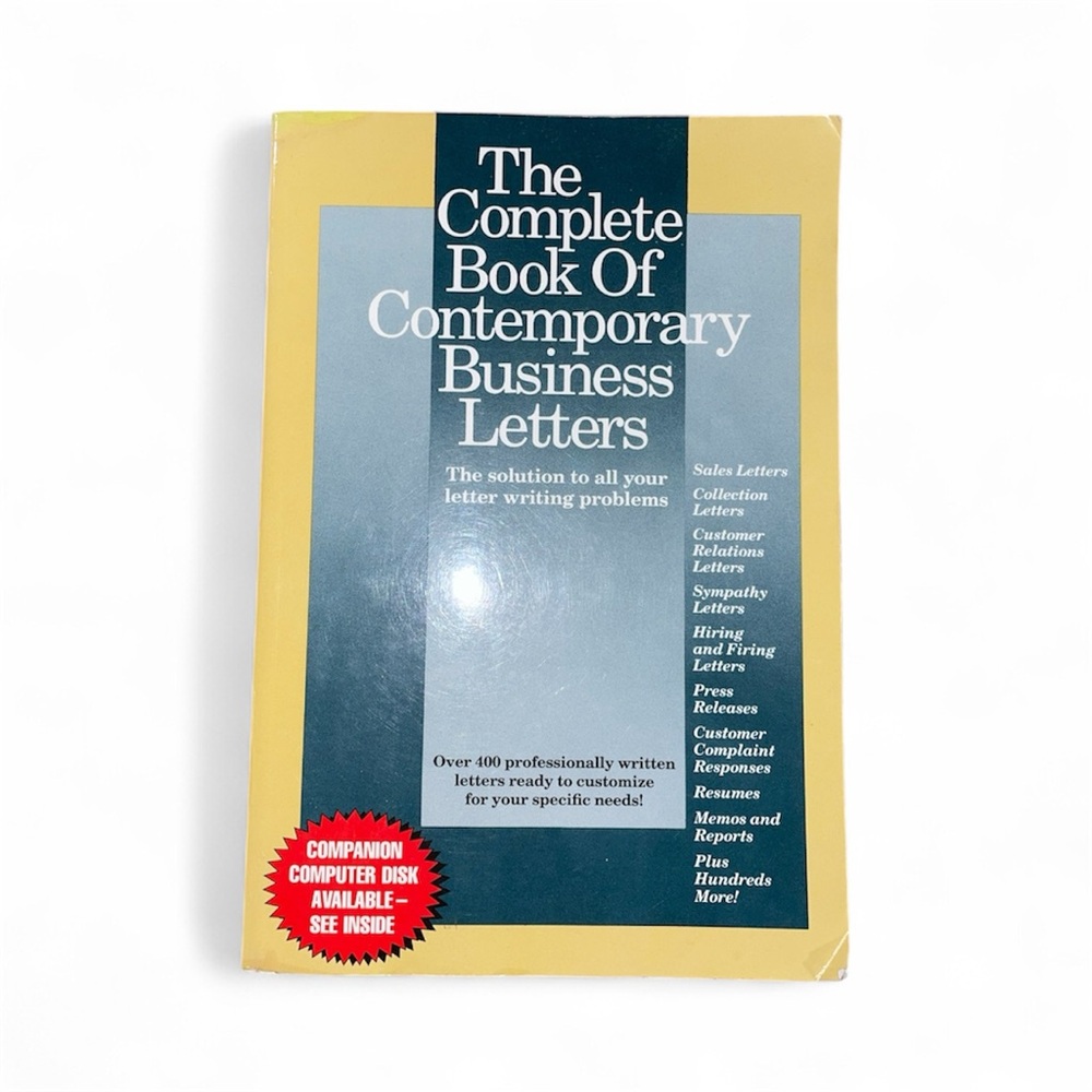 The Complete Book of Contemporary Business Letters